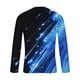 thumbnail image 4 of Blusas y camisas de manga larga y cuello redondo para hombre, camisetas casuales con estampado de moda y cuello redondo, blusas de licra de manga corta para hombre., 4 of 4
