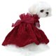 thumbnail image 1 of Vestido para perros Kuoser Puppy Tutú con lazo rojo XS para perros pequeños, 1 of 7
