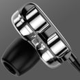 thumbnail image 4 of sweethay Auricular con cable Interfaz portátil de 3,5 mm Auriculares de silicona Auriculares para escuchar música Subwoofer Auriculares con Type6 NO6, 4 of 6