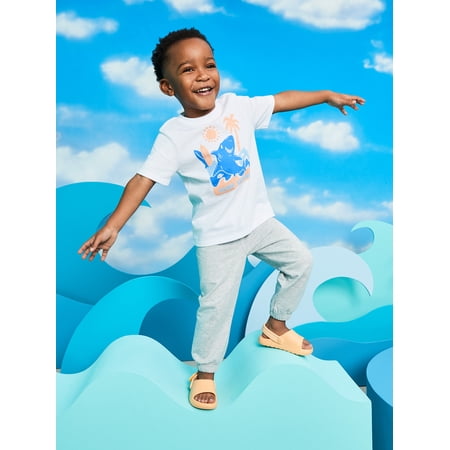 Garanimals Baby & Toddler Boys French Terry Pull-On Joggers, Single & 3-Pack, Sizes 0-6T