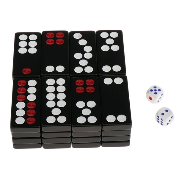 Juego de fichas Paigow, juego tradicional chino de dominó Pai Gow para jugar UNA