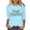 Light Blue, variant on ZRGHAOYLQ Christmas Shirts for Women 2025 Trendy 3/4 Sleeve Basic Pullover Funny Merry Christmas Graphic Tees Dressy Crewneck Tunic Tops