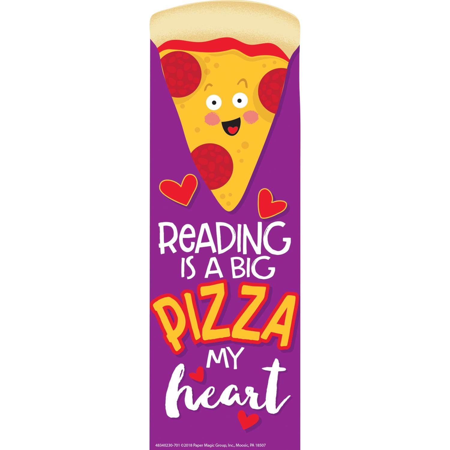Eureka Pizza Scented Bookmarks, 24 Per Pack, 3 Packs