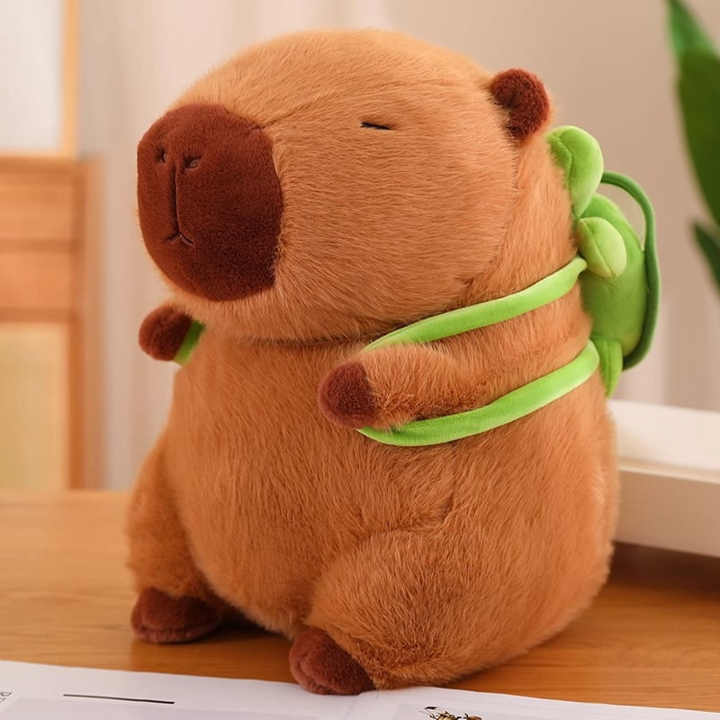 Gclcm Capybara Plush Toy – Soft Hug Doll with Scarf, Gift for Kids