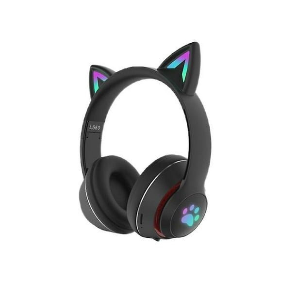 Nouveau casque d'oreille de chat casque d'oreille de chat casque sans fil  Bluetooth écouteur Bluetooth 