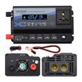 thumbnail image 1 of Tignapoo Portable 3000W Car Power Inverter with 4 USB Ports and LCD Display, Converts 12V DC to 220V AC, Ideal for Charging Laptops, Smartphones, and Camping Gear, 1 of 6