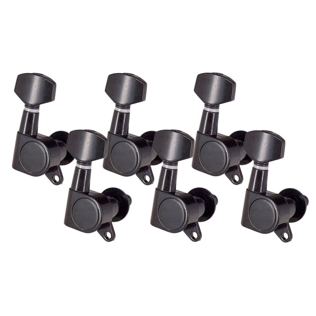 TISHITA Acoustic Guitar Fully Enclosed Black Metal Machine Head, Guitar String Tuning