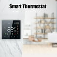 thumbnail image 2 of Mistaha Smart Touch Screen Thermostat with Voice Control - Intelligent Temperature Controller for Air Conditioning and Floor Heating, Programmable with Tuya APP - White, 2 of 6