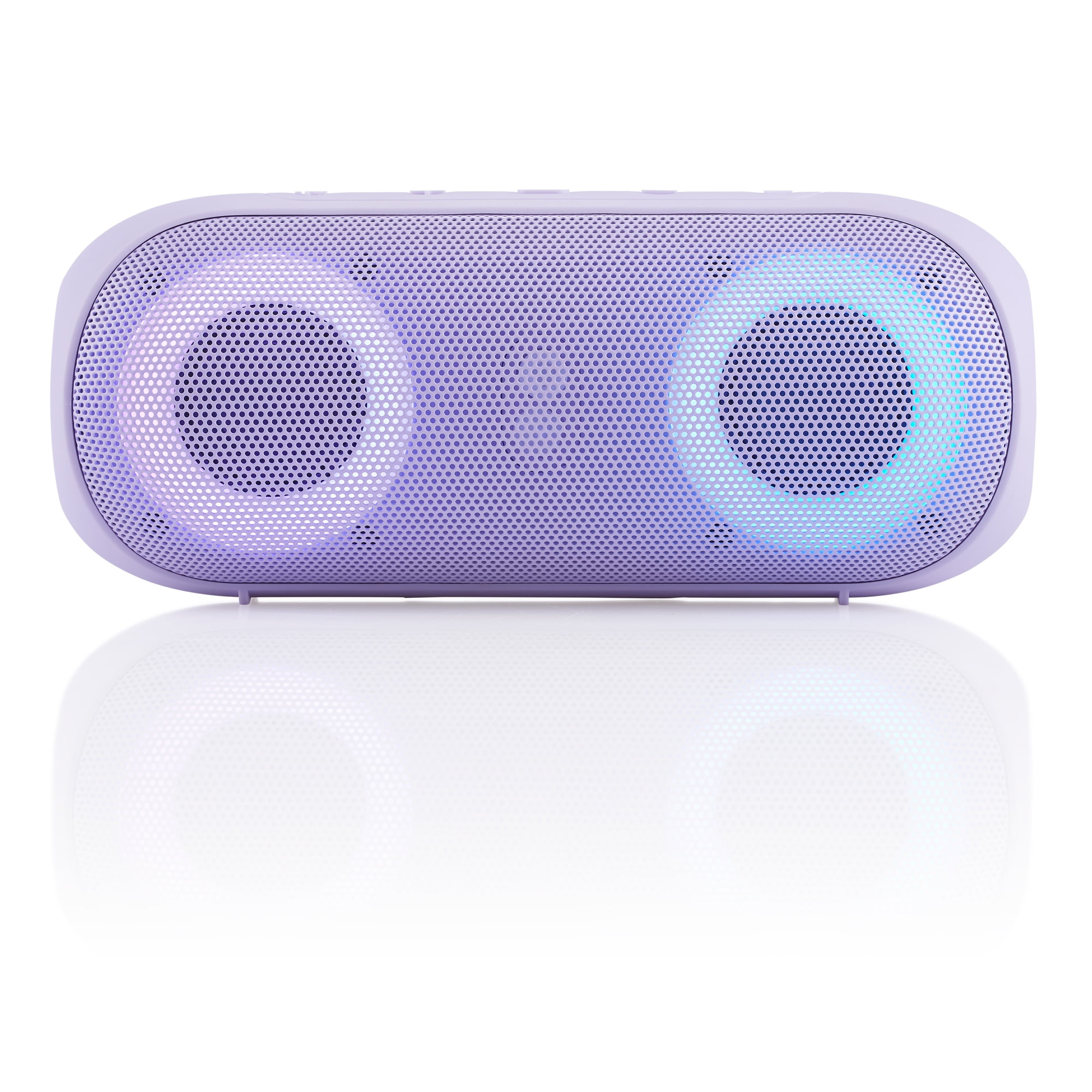 onn. Wireless Bluetooth Speaker with LED Lighting, Lilac