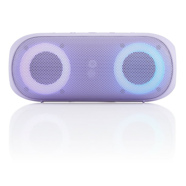 passage krekel Monica onn. Wireless Bluetooth Speaker with LED Lighting, Lilac - Walmart.com