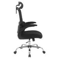 thumbnail image 5 of Black Mesh Back in Black Fabric Seat with Flip Arms and 2D Headrest, 5 of 13