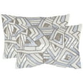 thumbnail image 2 of Safavieh  Ricci Lilac Haze Throw Pillows (12-inches x 18-inches) (Set of 2), 2 of 3