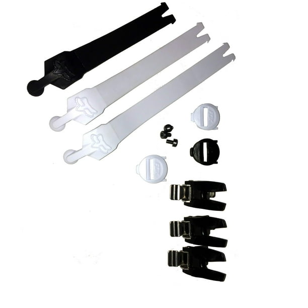 Fox Comp Boot Replacement Strap Kit Buckle Pass One Size 25430 White