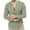 Green, variant on Men's Solid V-Neck Long Sleeve Casual Shirt Underlay Blouse Autumn Long Sleeve Top for Man Fashion