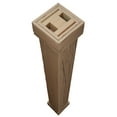 thumbnail image 5 of Ekena Millwork 12"W x 20'H River Wood Endurathane Faux Wood Non-Tapered Square Column Wrap with Standard Capital & Base, 5 of 20