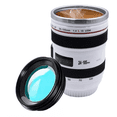thumbnail image 1 of Taza De Café De Acero Inoxidable Motivo Lente Cámara Blanco, 1 of 4