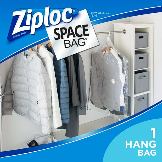 Ziploc Space Bag Hanging Suit Bag 1 count