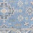 thumbnail image 6 of TOWN & COUNTRY LUXE Livie Forever Vintage Everwash® Washable Multi-Use Decorative Rug, Kitchen Rug, Low-Profile Door Mat, Bedroom Rug and Dorm Room Rug with Non-Slip Backing, Blue/Ivory, 24"x40", 6 of 6