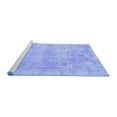 thumbnail image 2 of Ahgly Company Machine Washable Indoor Round Persian Blue Traditional Area Rugs, 6' Round, 2 of 4