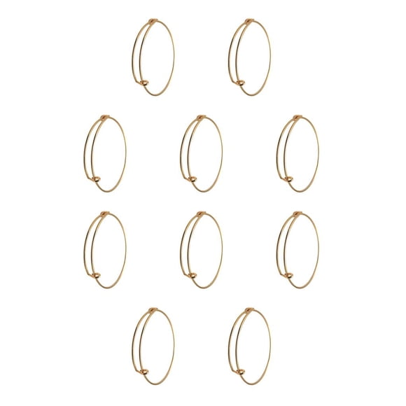 Adorno corporal Minnieouse extensible de metal Estilo simple regalo perfecto para mujeres niñas KC oro 10Conjunto