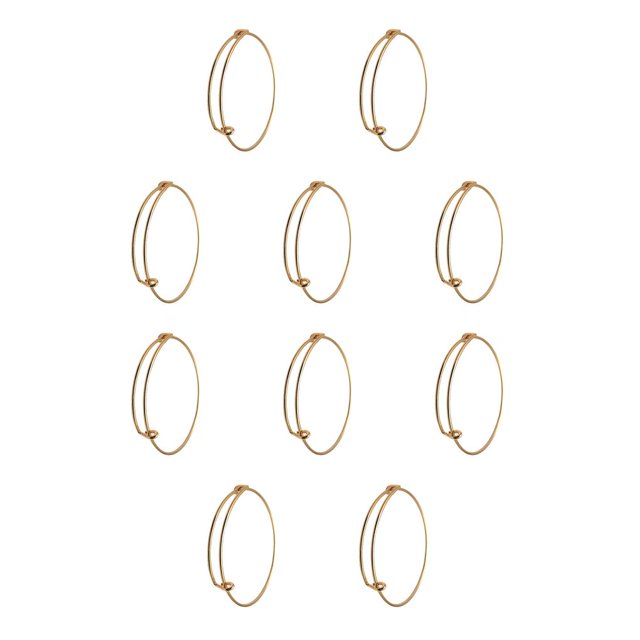 Adorno corporal Minnieouse extensible de metal Estilo simple regalo perfecto para mujeres niñas KC oro 10Conjunto