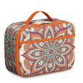 thumbnail image 1 of Boho Chic Mandala Insulated Box Tribal Geometric Design Leakproof for Students, 1 of 4
