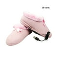 thumbnail image 3 of Foot Pad Electric Heating Slippers Far Infrared Short Cuts Plush USB Charge Split Feet Large Pocket Design Hand Warmer, 3 of 18