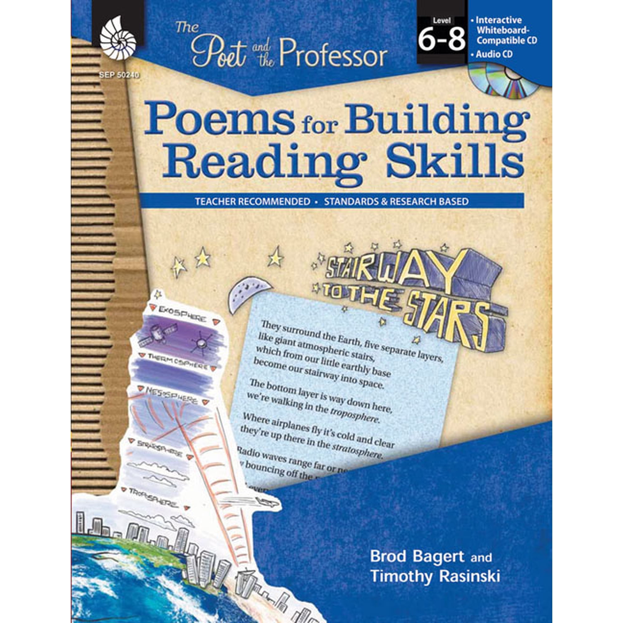 Poet and the Professor: Poems for Building Reading Skills Levels 6-8: Poems for Building Reading Skills (Other)