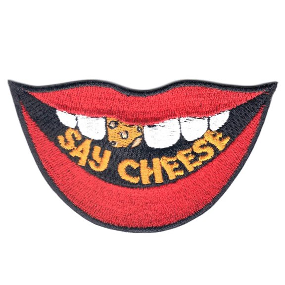 Say Cheese Iron On Patch