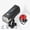 Black-2000 milliamperes-equipped with taillights, variant on Dual LED Bike Light, USB Rechargeable 100LM Bicycle Headlight, 4 Light Modes, IPX Waterproof, Type-C Charging, with Power Indicator, for Mountain & Road Bikes Night Riding Safety