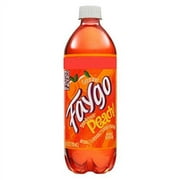 Faygo Peach Soda Pop 20 oz Bottles (6 Pack) Detroit Famous