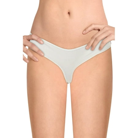 Calvin Klein Womens Sexy Underwear Thong Panty Gray M