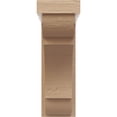 thumbnail image 2 of 4"W x 8"D x 12"H Classic Bryant Rough Cedar Woodgrain TimberThane Corbel, Primed Tan, 2 of 6