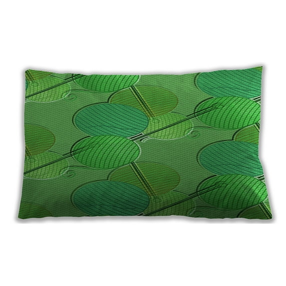 Ahgly Company Outdoor Rectangular Contemporary Lumbar Throw Pillow, 13 inch by 19 inch