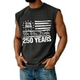 thumbnail image 2 of 4th of July Shirts for Men Muscle Tank Tops Sleeveless Graphic American Flag Beach Hawaiian T-Shirts, 2 of 4