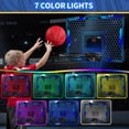 thumbnail image 2 of Canasta de baloncesto HYES con mando a distancia para interiores y luces LED, 2 of 9
