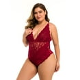 thumbnail image 4 of uublik Lingerie Set for Women Sexy Naughty Sexy Naughty Bodysuit Lace Babydoll Plus Size, 4 of 5