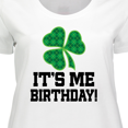 thumbnail image 4 of Inktastic Irish Shamrock Birthday Women's Plus Size T-Shirt, 4 of 5