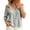 Gray05, variant on T Shirts for Women Solid Cold Shoulder Blouse, Deep V Neck Cutout Off Shoulder Three Quarter Sleeve Loose Pullover Shirt Going Out Tops