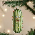 thumbnail image 4 of 2024 New 2D Christmas Decorations Funny Pickle Ornaments for Christmas Tree Cute Mini Cucumber Christmas Pendant Christmas Holiday Party Decorations Joyful Holiday Collection Pickles Ornaments, 4 of 4