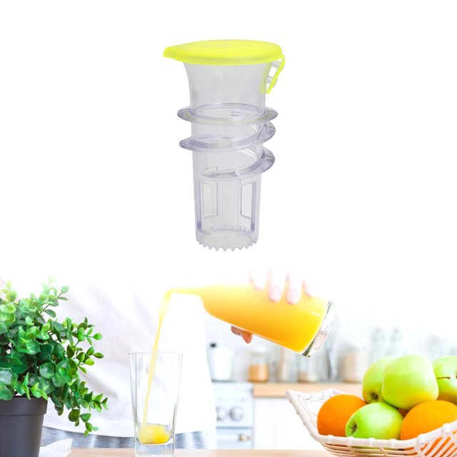 Elodie Manual Lemon Squeezer Hand Juicer Juice Extractor for Cocktails Fruit Drinks Yellow