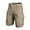 Khaki, variant on CHGBMOK Mens Cargo Shorts Big and Tall Short Cargo Pants Knee Lenght Loose Fit Work Shorts