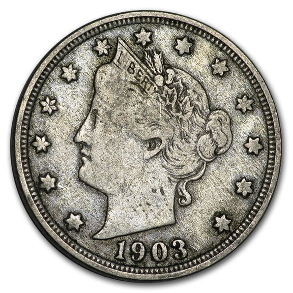 1903 Liberty Head V Nickel Fine