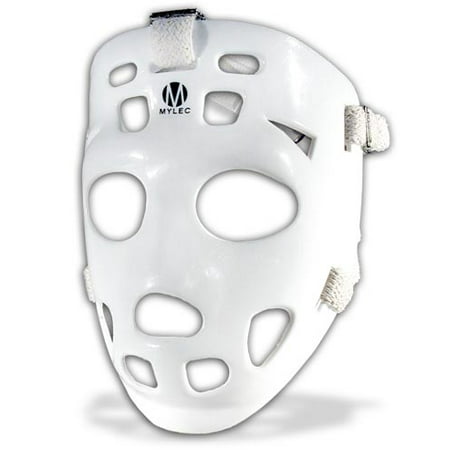 Mylec Junior Goalie Mask - White (Best Goalie Mask Prevent Concussions)