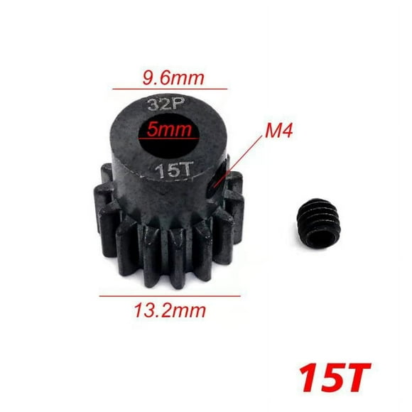 Steel Metal Spur Gear 54T 15T 17T 19T Motor Gears for Traxxas Slash 4x4 E-Revo