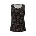thumbnail image 3 of Picia Colorful Game Controller Pattern Women's Workout Tank Top,Breathable Activewear,Slim Fit Athletic Top,Versatile Workout Moisture-wicking top-Medium, 3 of 9