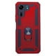 thumbnail image 1 of Funda Uso Rudo Cely Vesmir Con Anillo Magnético Para Xiaomi Redmi 13C Rojo 2 Micas De Cristal, 1 of 5