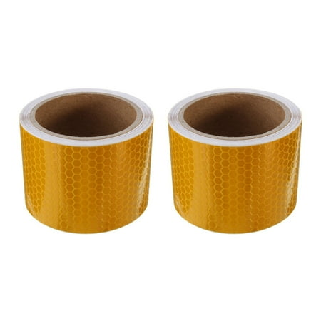 

2 Pcs 5cm x 3 Warning Tape Reflector Tape Security Tape Orange