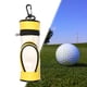 thumbnail image 5 of Bolsa de almacenamiento de pelotas de golf de cuero sintético resistente al agua con gancho ligero. Capacidad para 3 pelotas. Amarillo blanco, 5 of 9