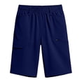 thumbnail image 3 of Men's Hiking Cargo Shorts 9"/7"/11" Lightweight Outdoor Shorts for Men Trip Golf Camping Casual with 5 Zipper Pockets (Blue,M), 3 of 5